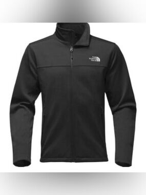 The North Face Soft Shell Fleece Lined jacket Men’s Sz Lg Black Full-Zip Apex?